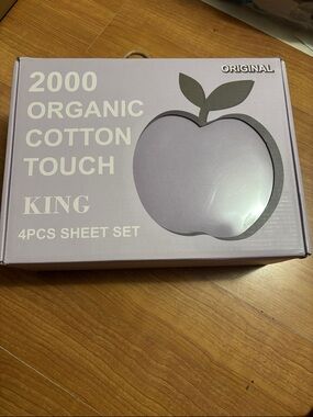 Organic Cotton Touch 2000 King Sheet Set - Lavender